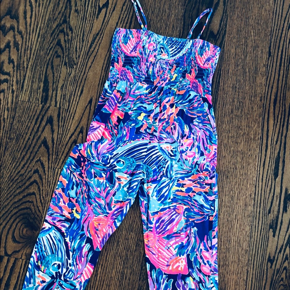 Lilly girls romper size 6/7